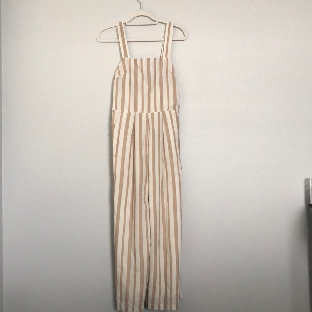 coffee & cream jumpsuit